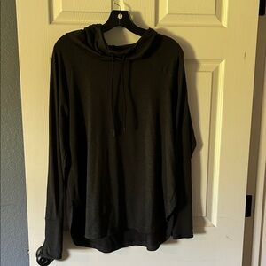 Athleta Uptempo Hoodie - Heathered Black